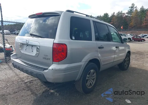 2005 Honda Pilot Ex-L из США, поврежденный, VIN 5FNYF18585B063315
